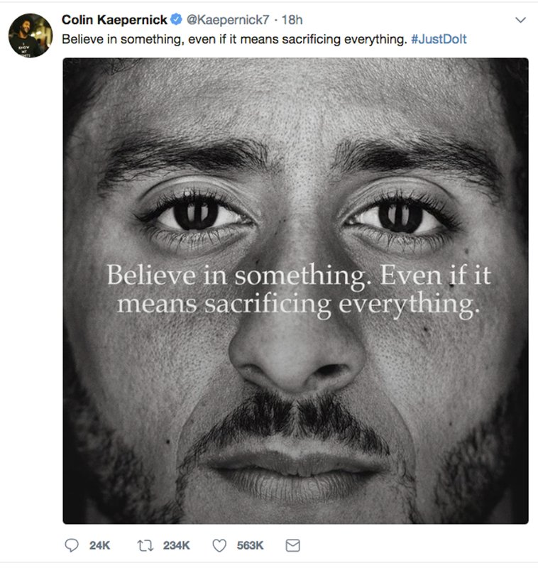 nike political ads