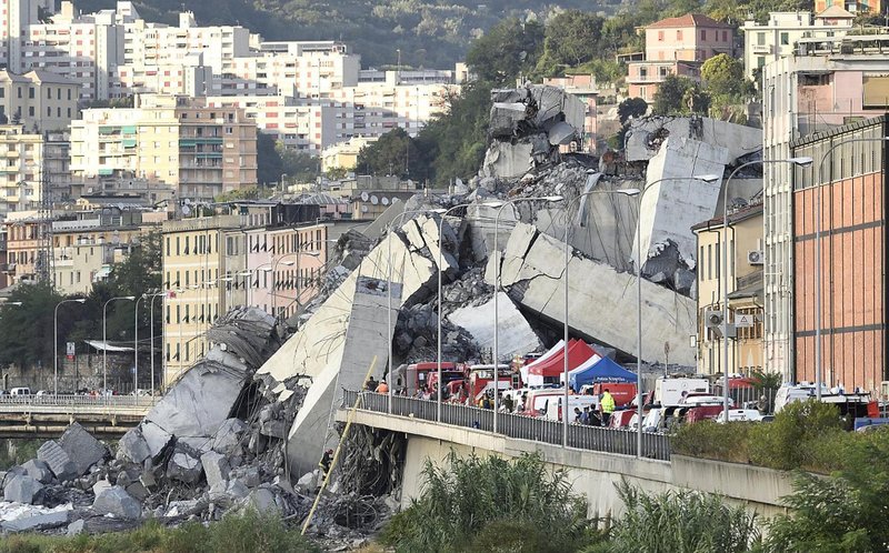 Image result for italy bridge collapse