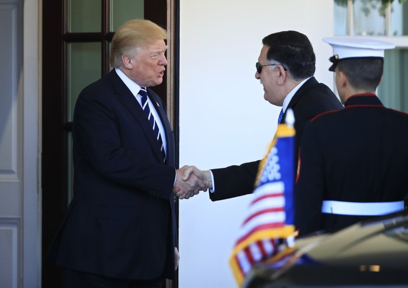 Donald Trump, Fayez al-Sarraj
