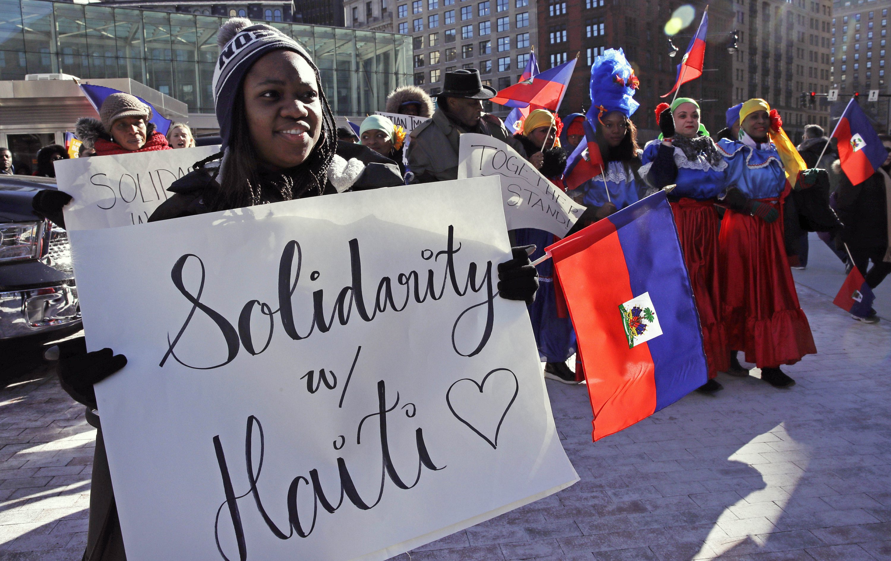 Trump S Move To Send Haitians Home Goes On Trial In New York