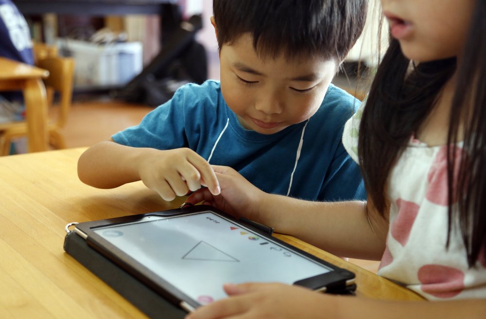 Children Touch Screen Tablet Pad English Learning Early Education GRLN