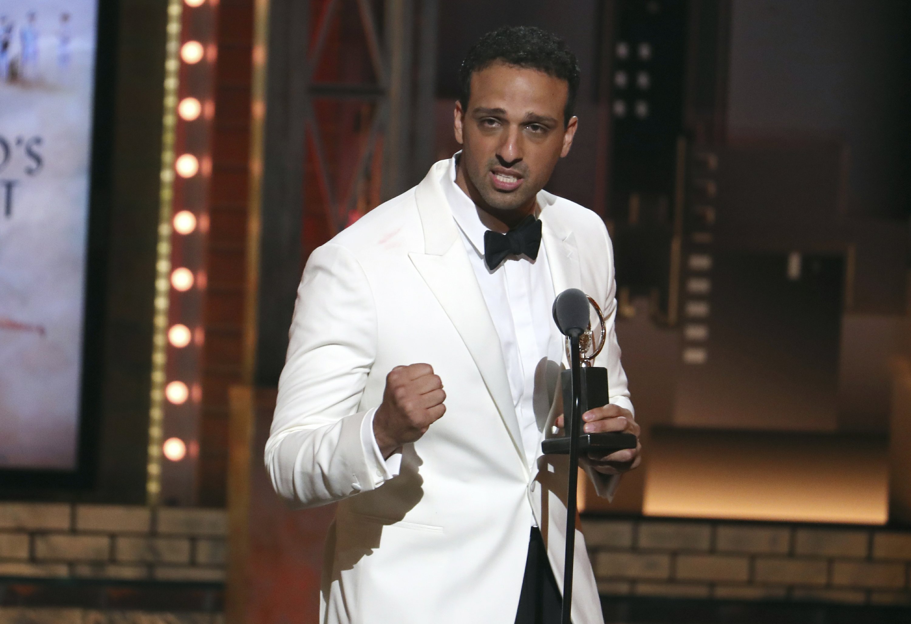 Ari'el Stachel wins Tony with tears over 'The Band's Visit' AP News