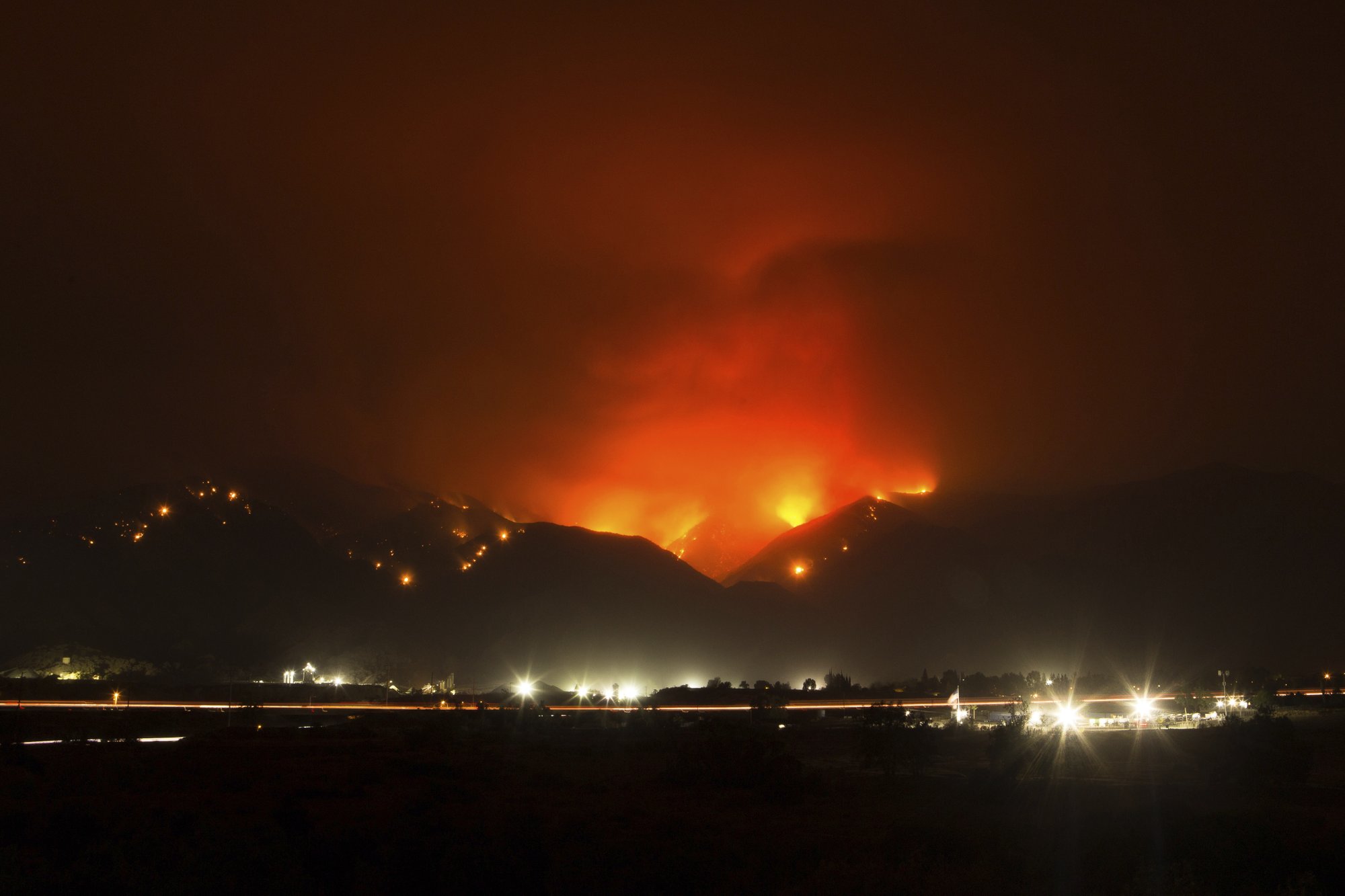 Forest fires raging all over California Forest fires raging all over California