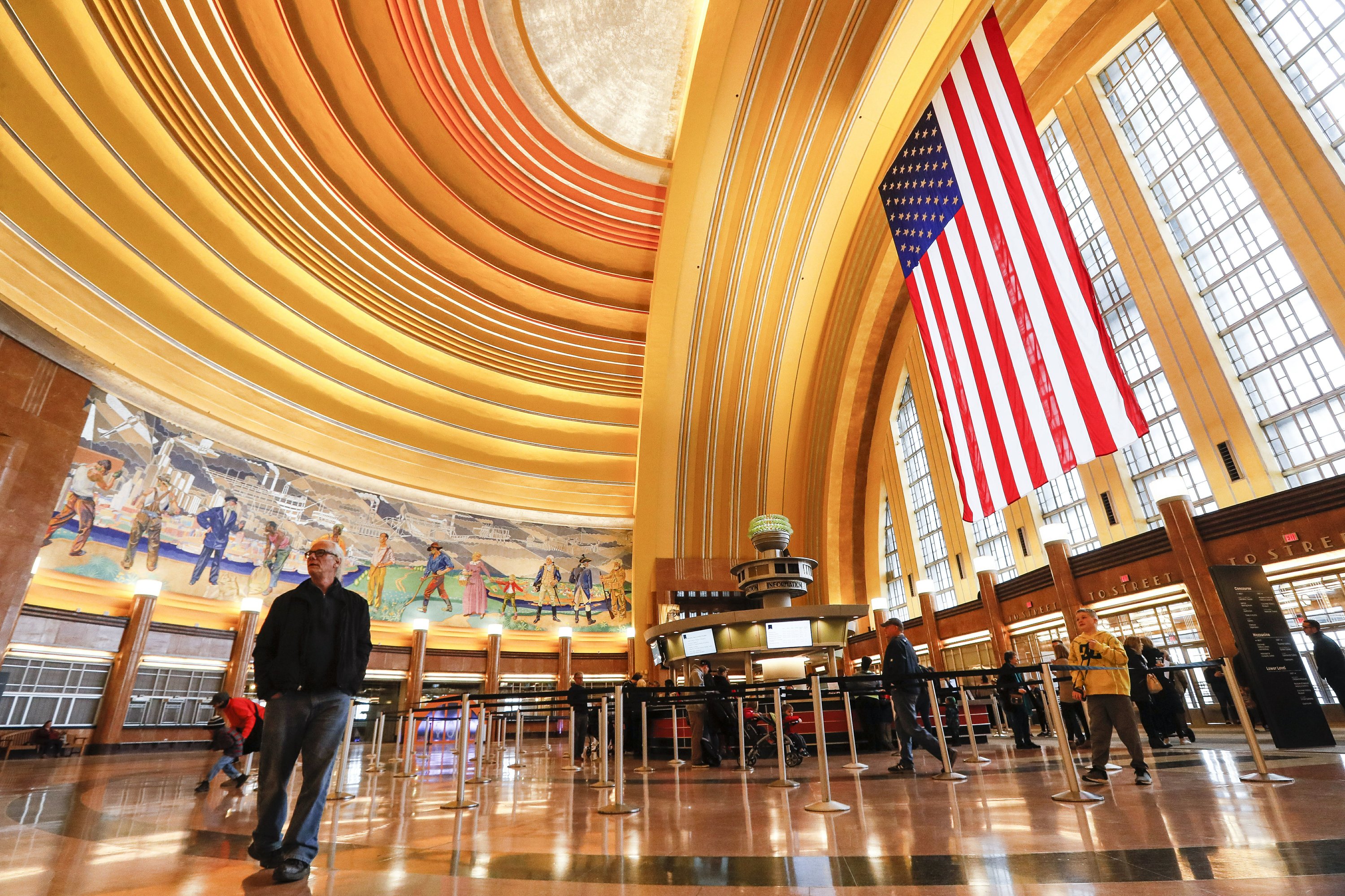 Historic Cincinnati train terminal reopens after restoration AP News