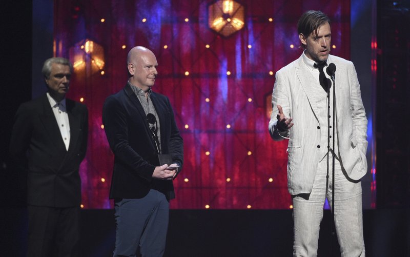 Philip Selway, Ed O'Brien, David Byrne