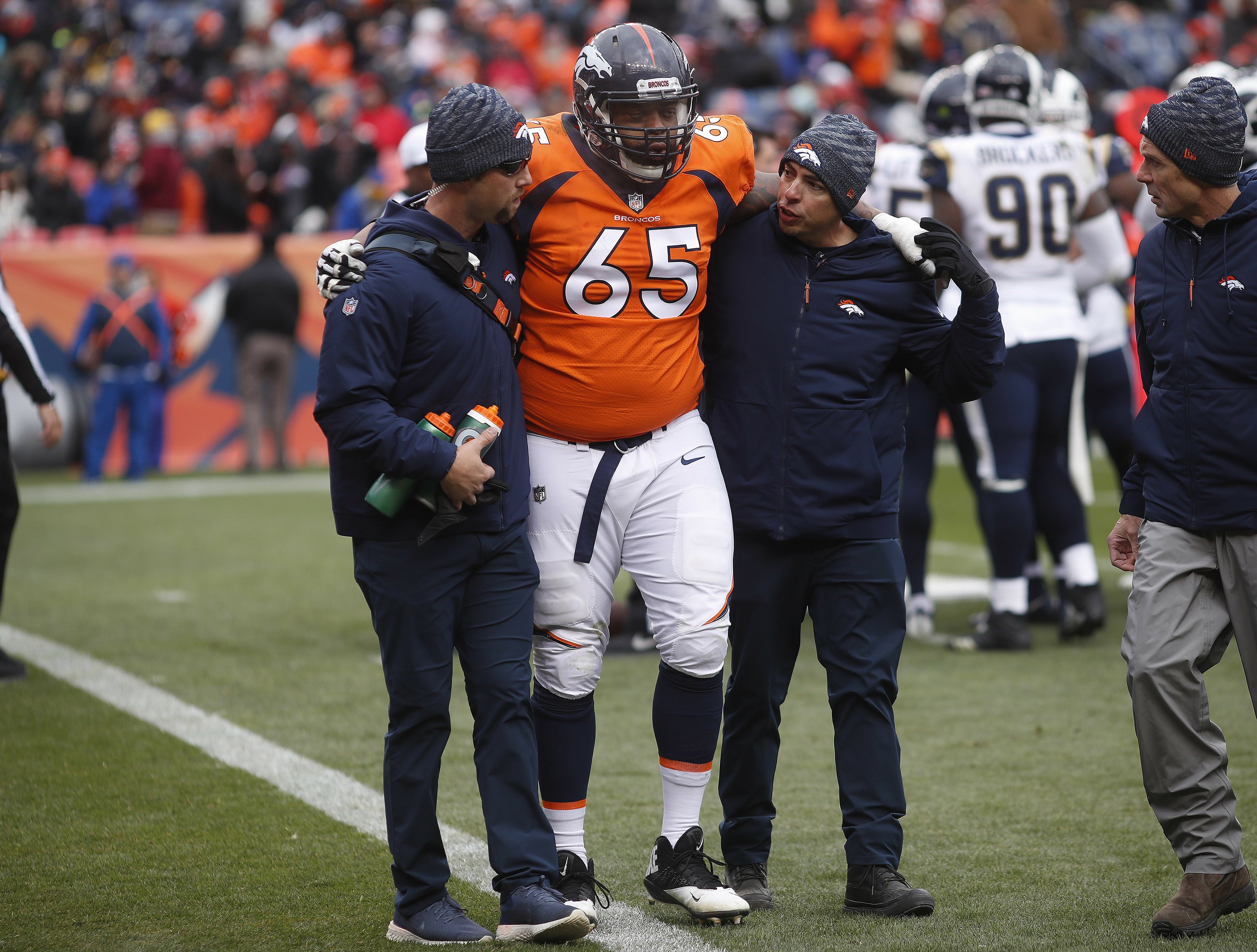 Denver's deficiencies in the trenches big part of skid