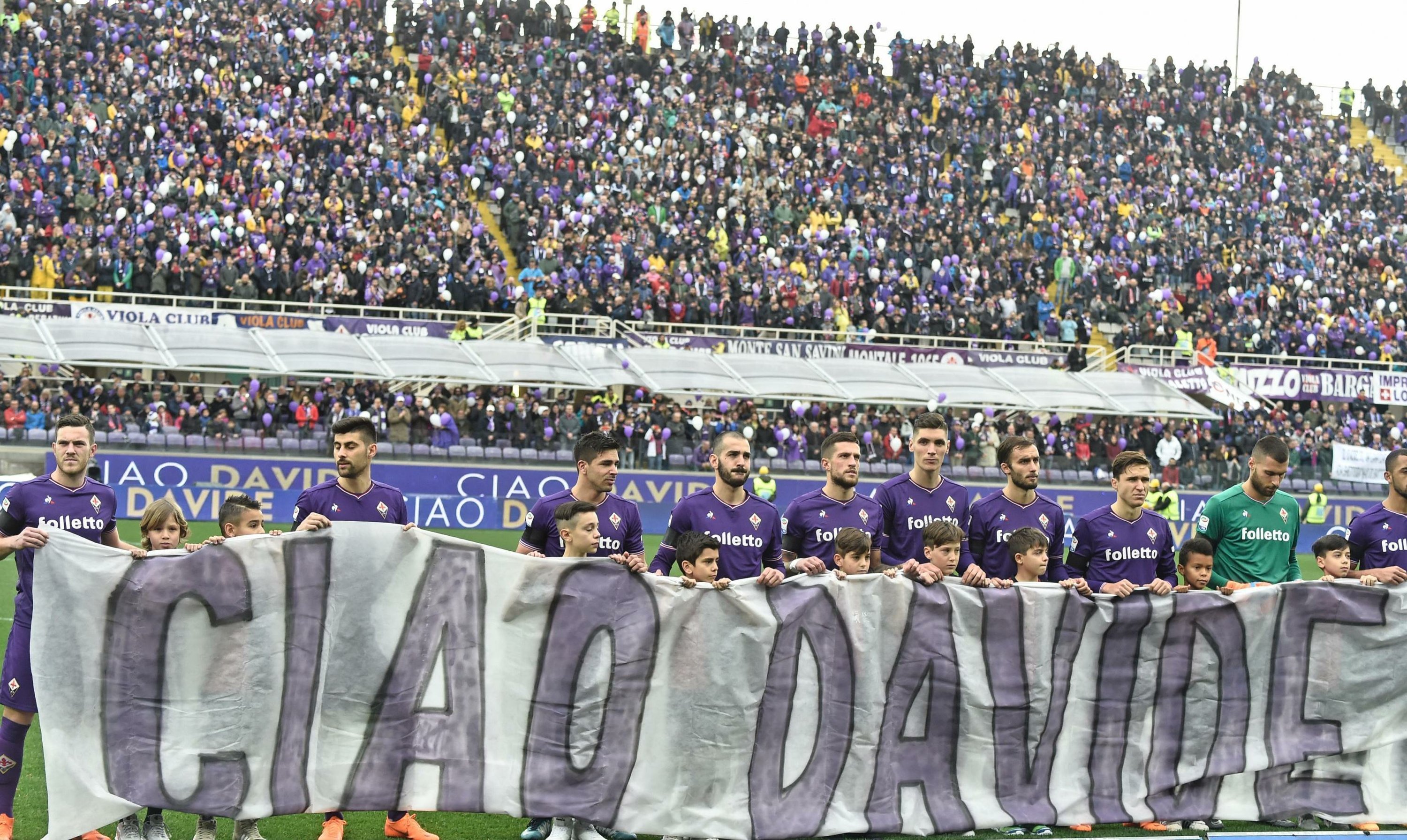 pic Davide Astori Death Scene fiorentina wins emotional 1st match