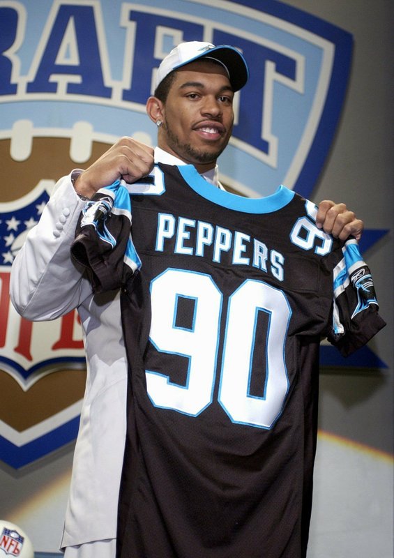 carolina panthers julius peppers jersey