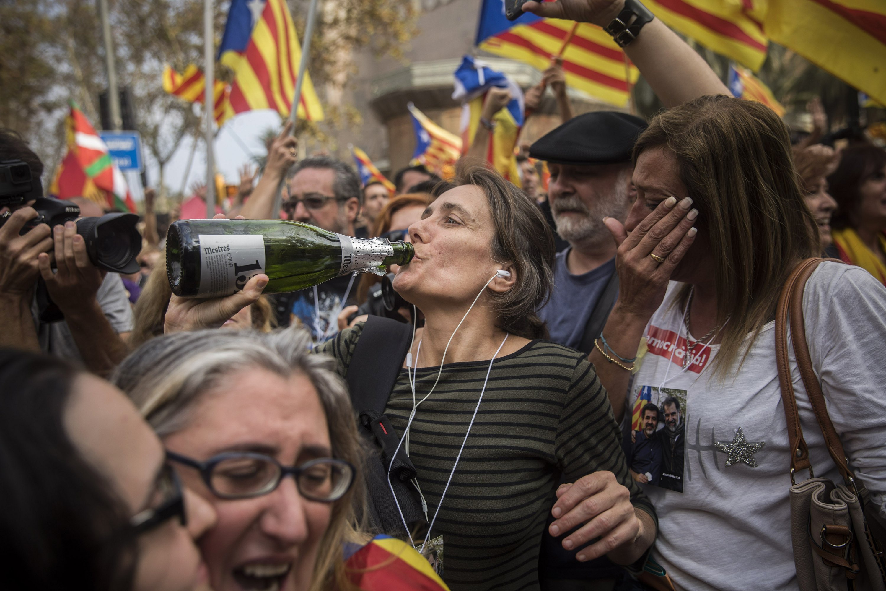 Flag Spanish-Catalan heart