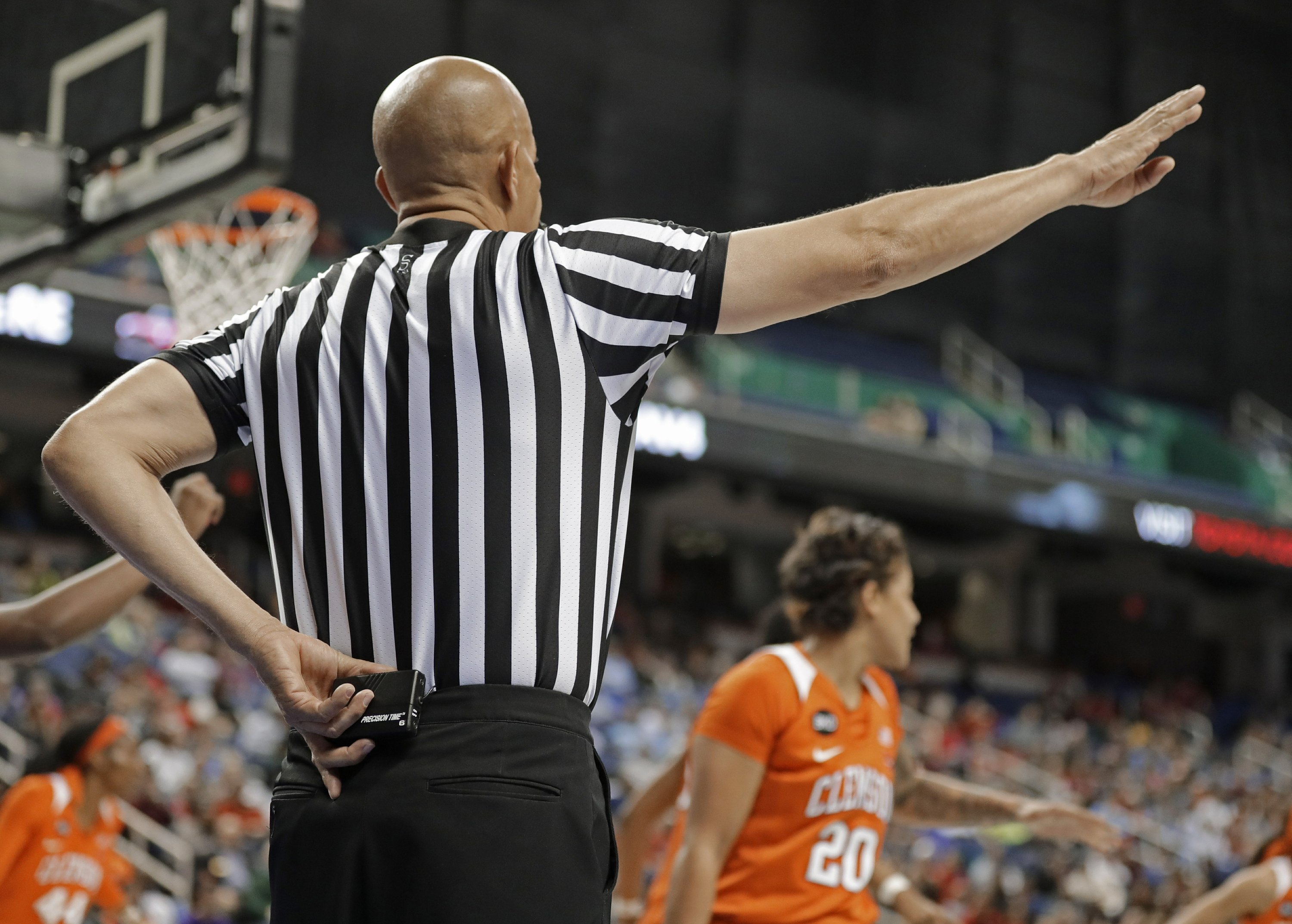 Basketball refs using clock technology to get it right AP News