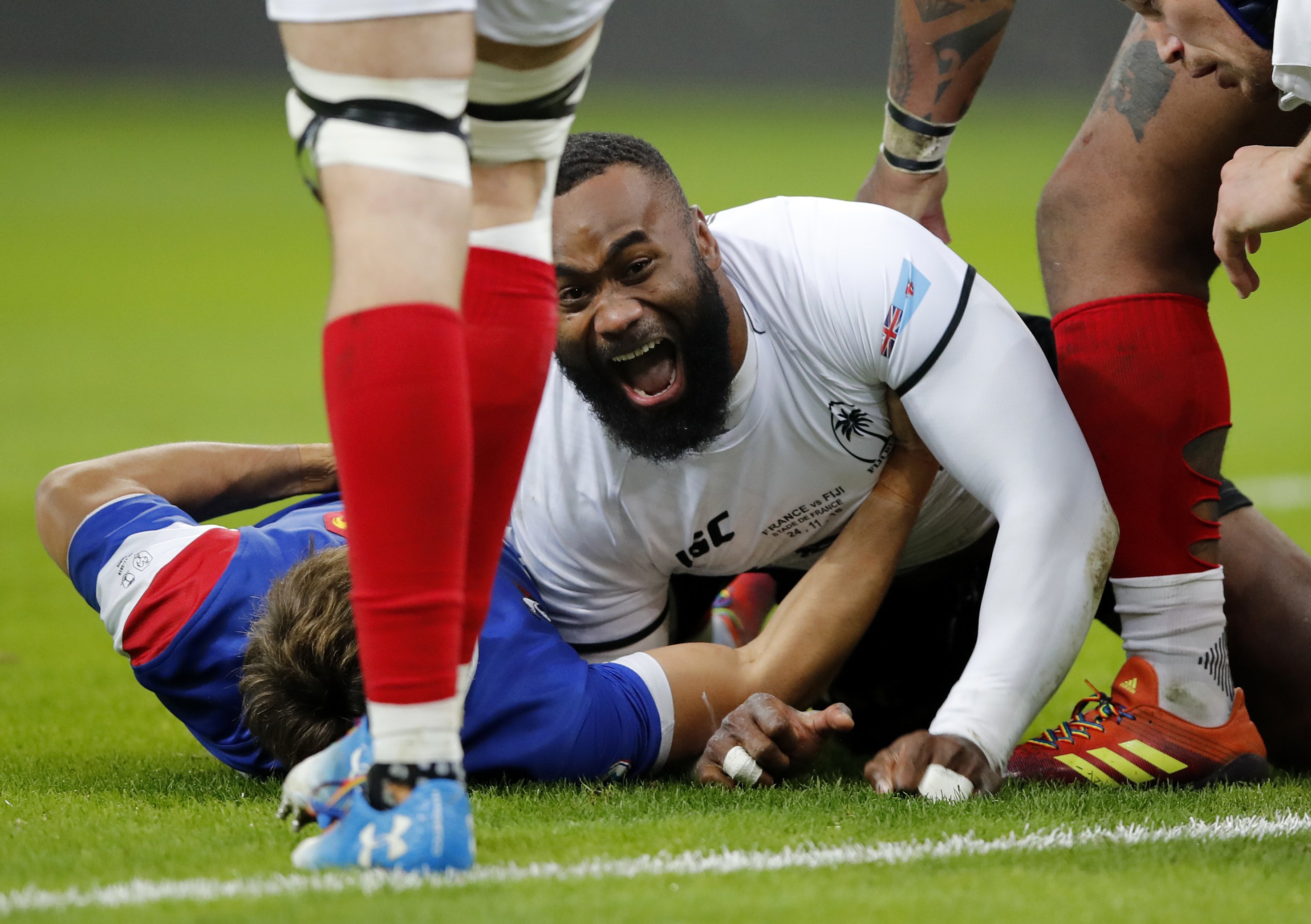 On 10th try, Fiji finally scores historic win over France AP News