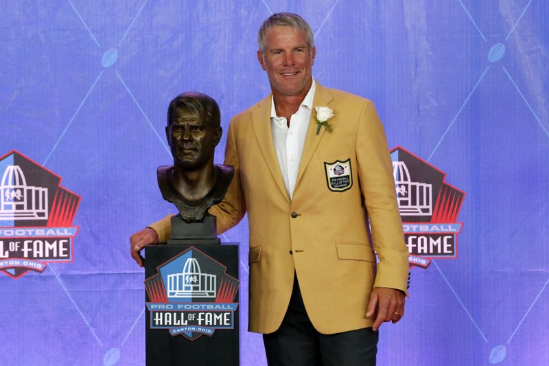 Favre Dungy Harrison Pace Greene Stabler Enter Hall