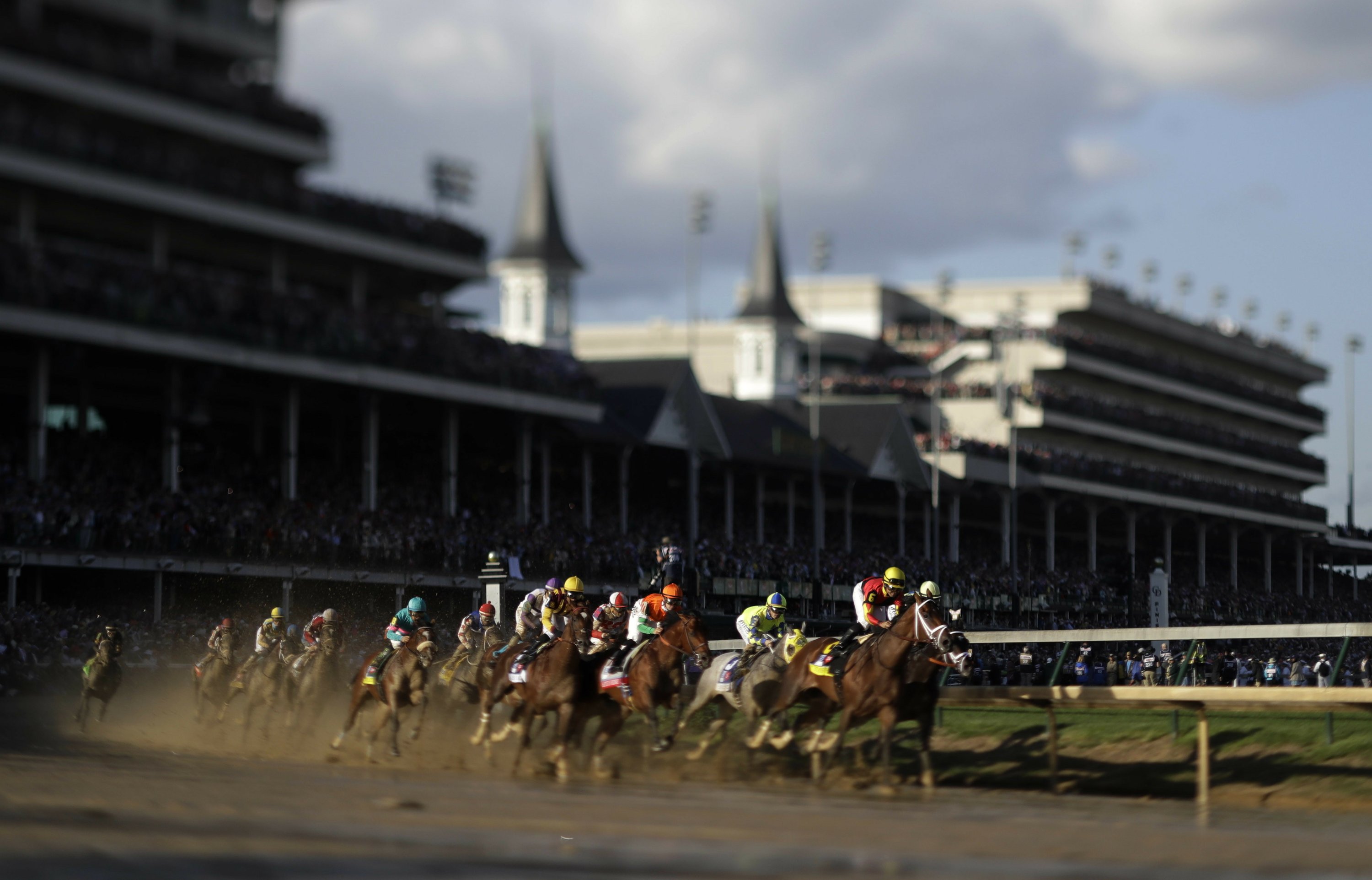 Mud in your eye Always Dreaming wins Kentucky Derby in slop AP News