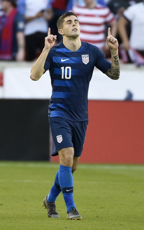 pulisic american jersey