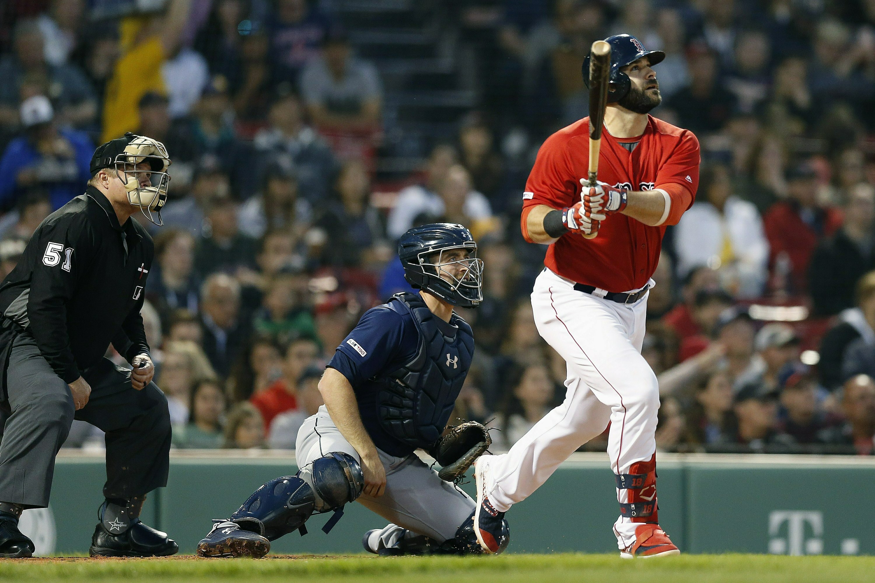 Red Sox beat Mariners 141, over .500 for first time AP News