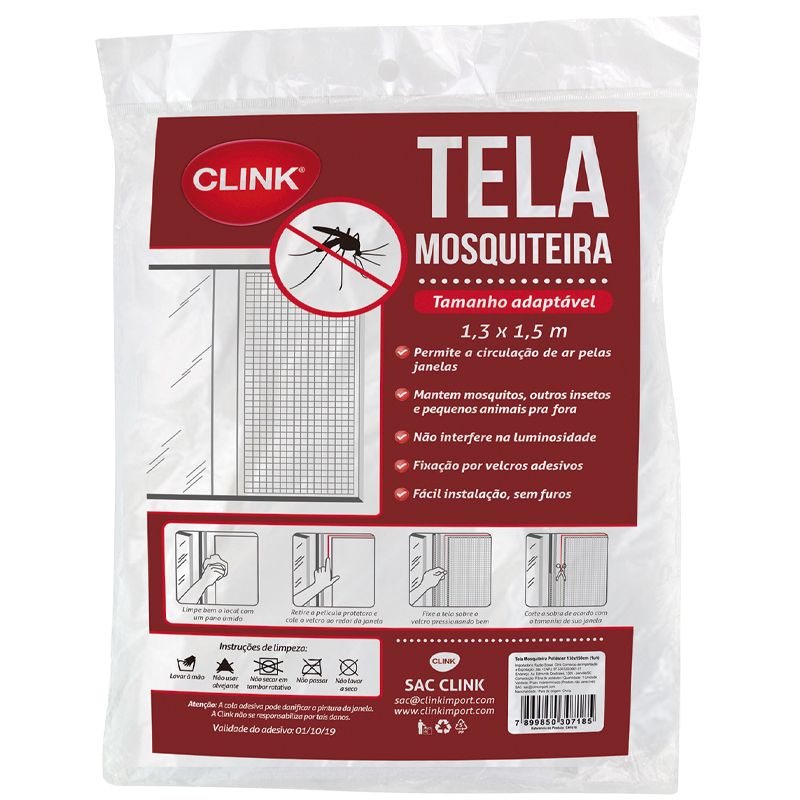 CK1618 - TELA MOSQUITEIRO POLIESTER 130X150CM (1UN)