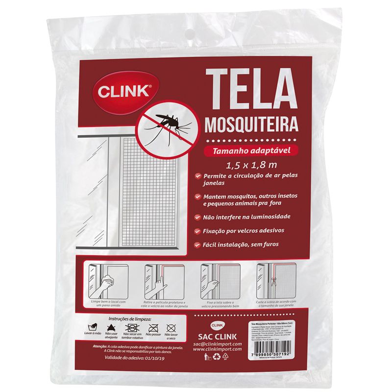 CK1619 - TELA MOSQUITEIRO POLIESTER 150X180CM (1UN)