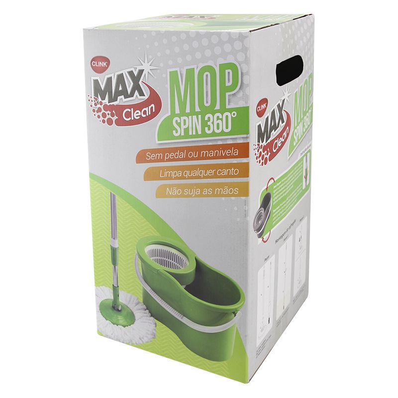 MOP SPIN 360 PLASTICO 11L 46X26,5X22CM PARA MONTAR (24UN)