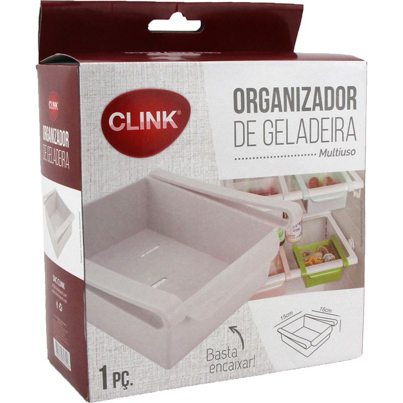 ORGANIZADOR GELADEIRA PLASTICO 16,5X15CM (1UN)