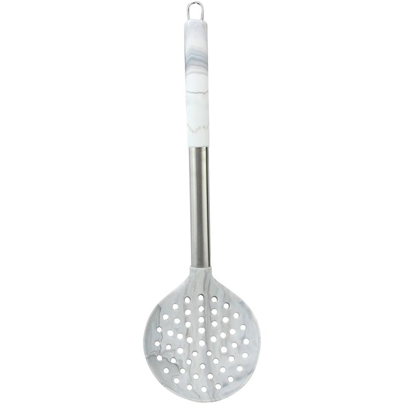 CK3309 - ESCUMADEIRA MARMORE SILICONE ACO INOX 34,5X10CM (1UN)