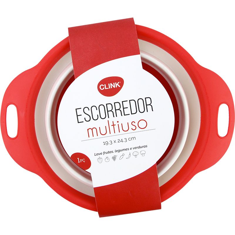 ESCORREDOR RETRATIL PLASTICO 19,7X24,5CM (1UN)