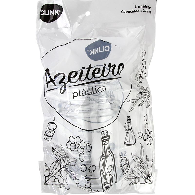 PORTA AZEITE PLASTICO 215ML (1UN)