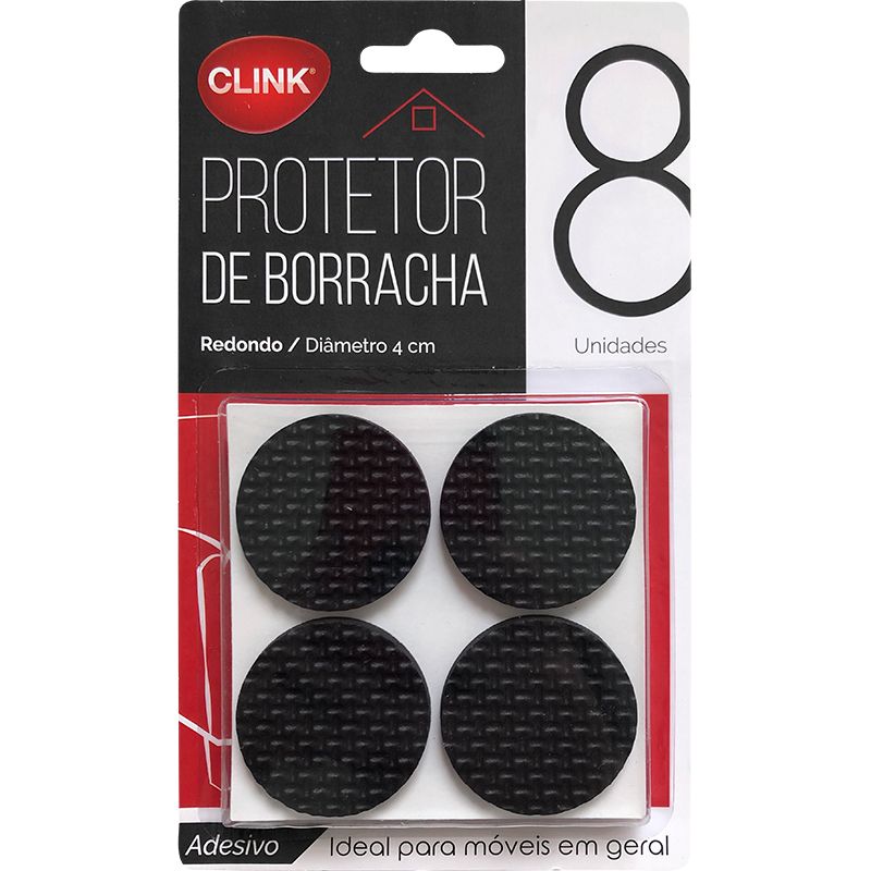 CK4008 - PROTETOR REDONDO MOVEIS BORRACHA 4CM