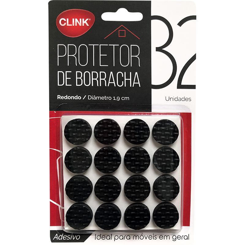 CK4012 - PROTETOR REDONDO MOVEIS BORRACHA 1,9CM