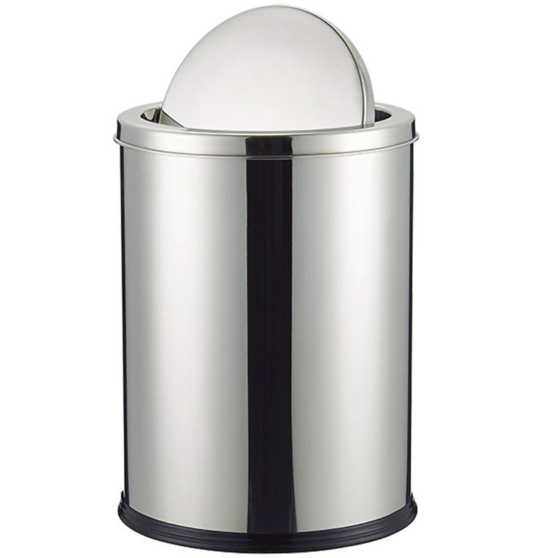 CK4076 - LIXEIRA BASCULANTE ACO INOX 3L 17,6X17,6CM