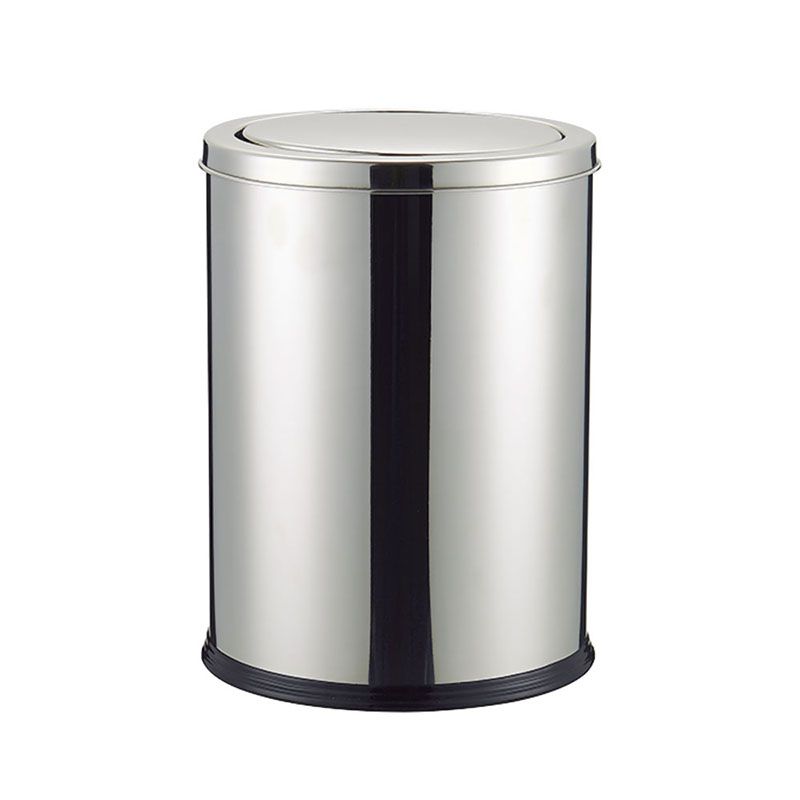 LIXEIRA BASCULANTE ACO INOX 3L 17,6X17,6CM