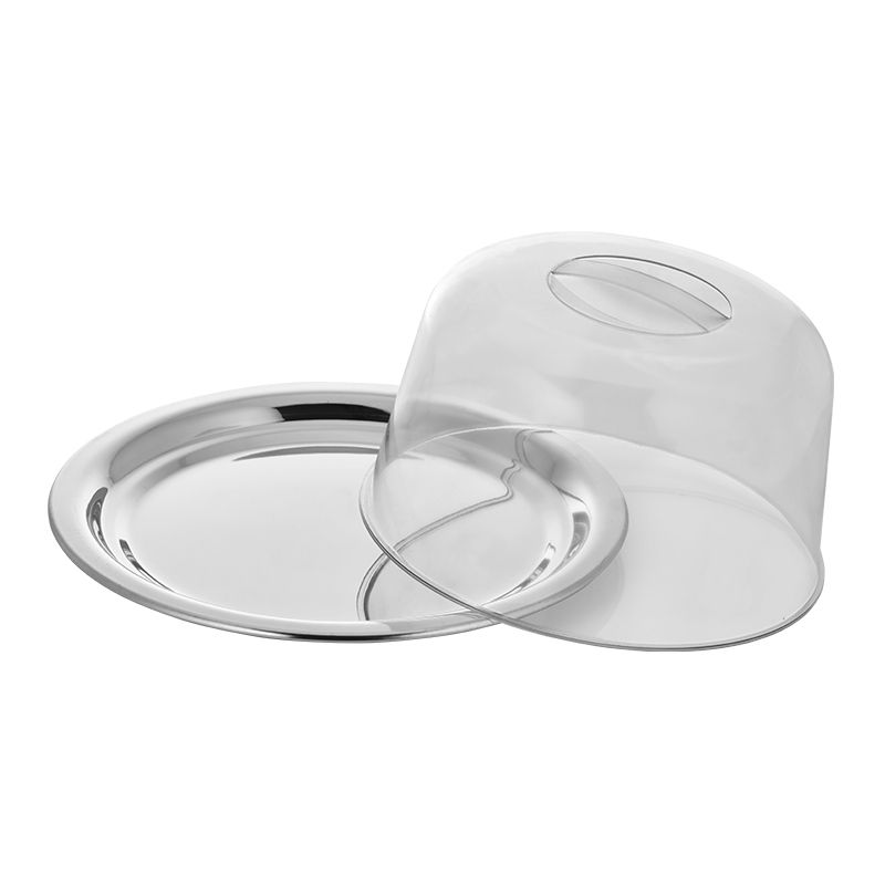 CK4121 - QUEIJEIRA INOX TAMPA PLASTICA 21CM