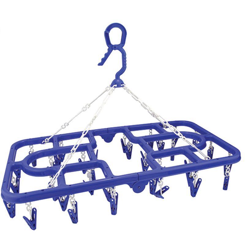 CK4154 - VARAL RETANGULAR DOBRAVEL 36 PRENDEDORES PLASTICO 64X34,5CM