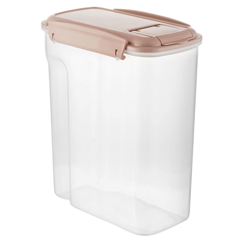 CK4341 - POTE TRAVA QUADRADO PLASTICO 2800ML 18,5X10,5X22CM