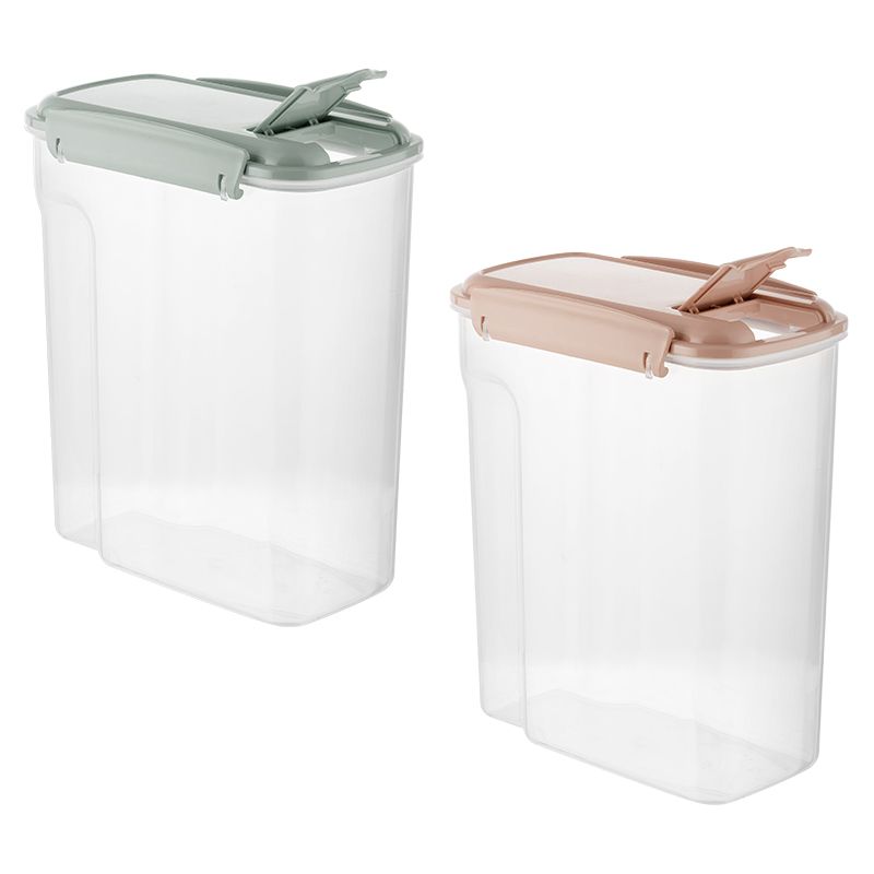 POTE TRAVA QUADRADO PLASTICO 2800ML 18,5X10,5X22CM