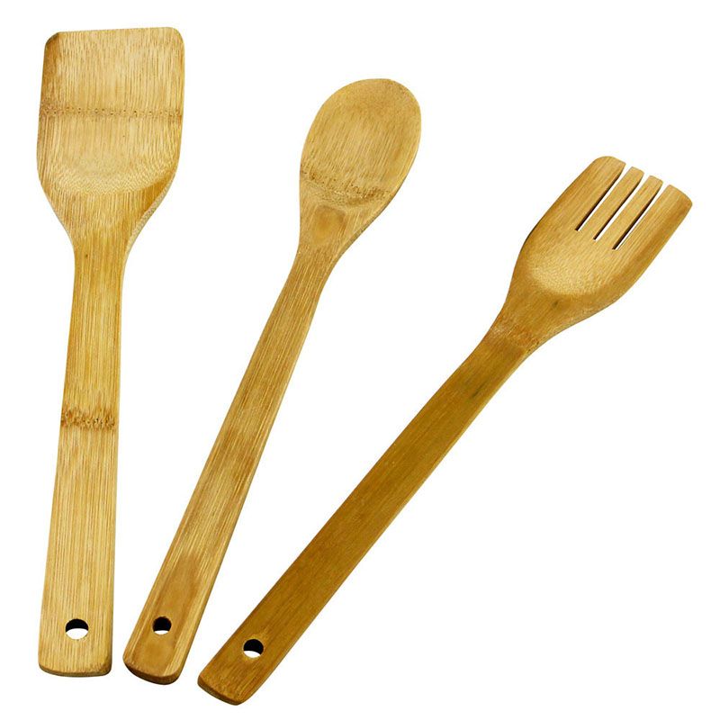 CK4717 - KIT UTENSILIOS BAMBU 3PCS