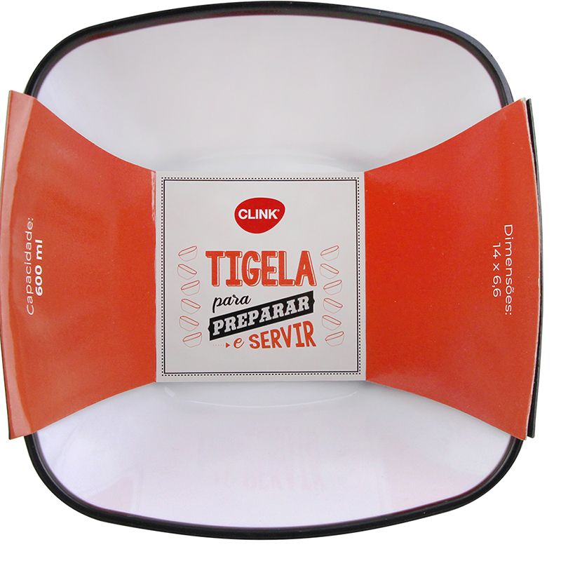 TIGELA RETANGULAR P PLASTICO 14X6,6CM