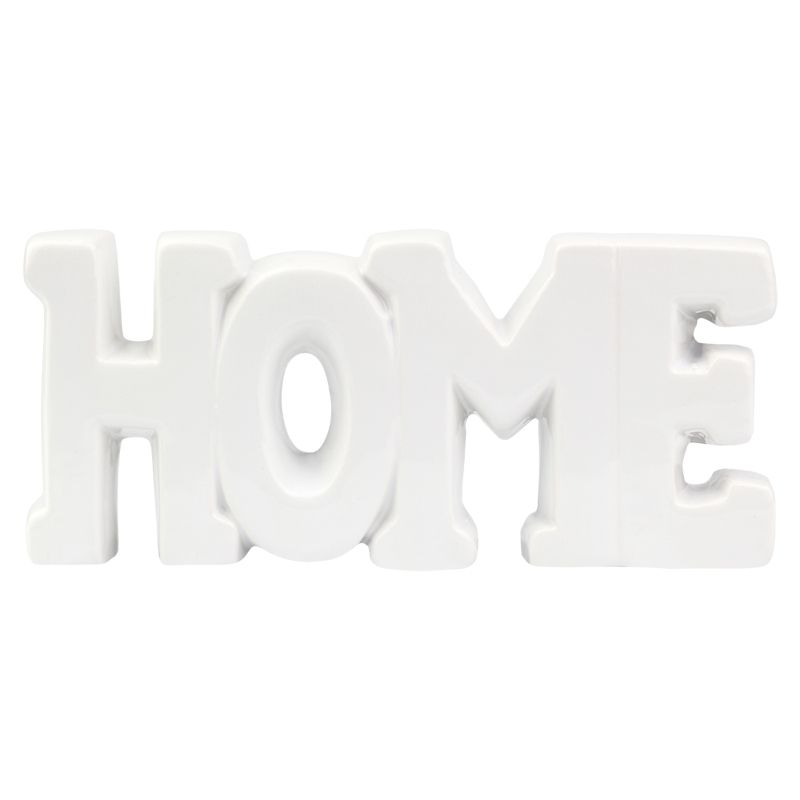 CK5061 - LETREIRO HOME CERAMICA 7,5X3,2X17,7CM (1UN)