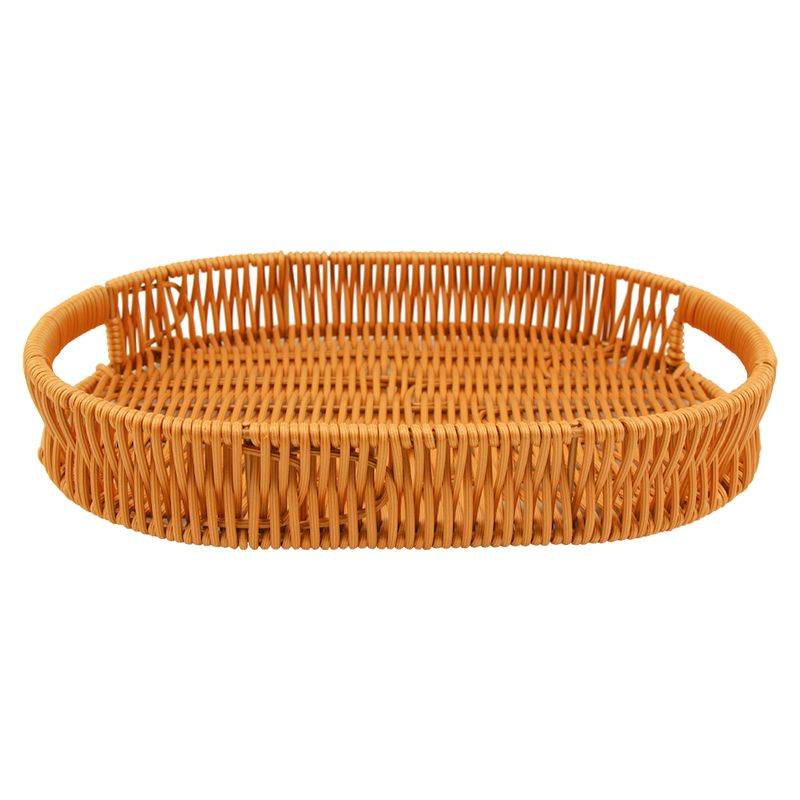 CK5139 - BANDEJA OVAL M METAL PLASTICO 34X25X4,5CM (1UN)