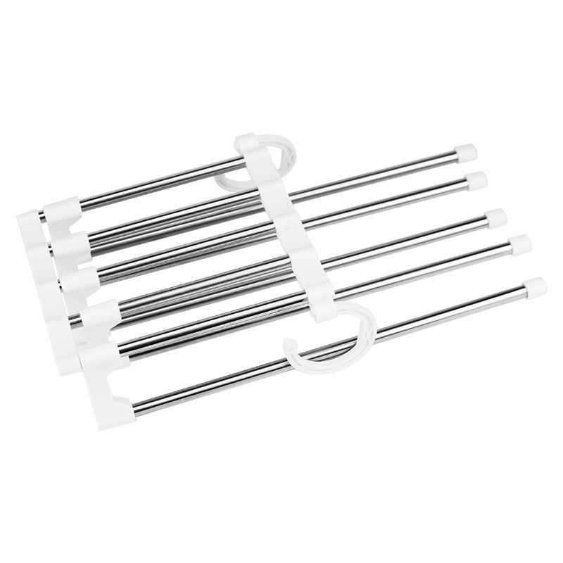 CK5151 - CABIDE CALCAS PLASTICO ACO INOX 34X15X7CM