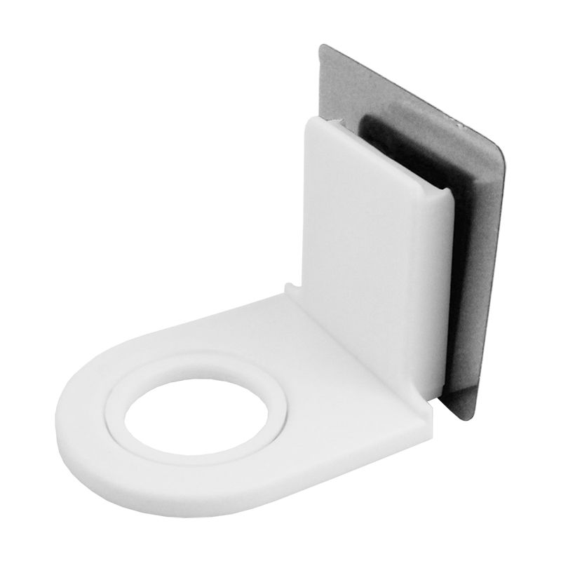 KIT SUPORTE PAREDE DISPENSER PLASTICO 2PC 5,5X6,5X5CM