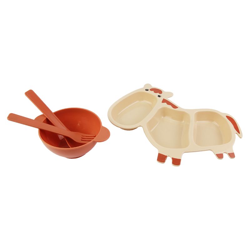 CK5211 - KIT LANCHE INFANTIL PLASTICO 25X16CM