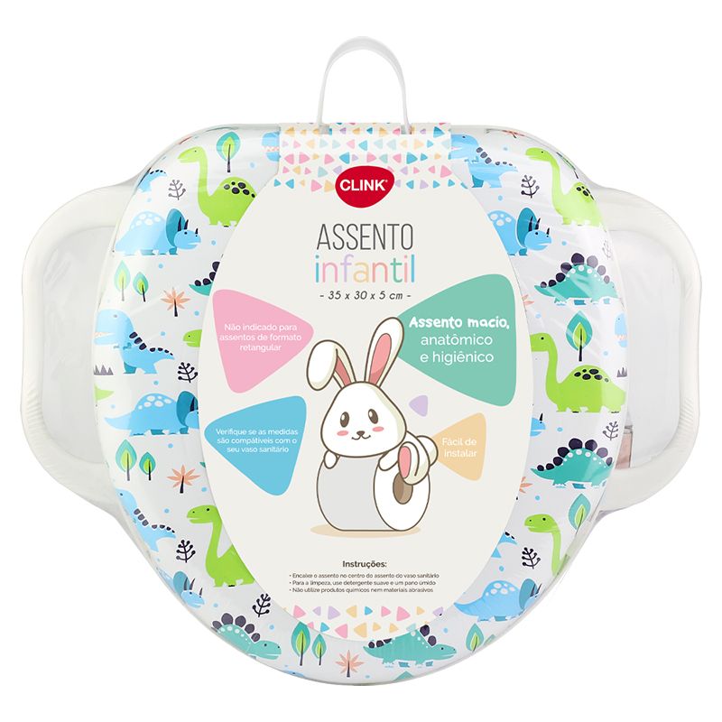 ASSENTO SANITARIO INFANTIL PLASTICO ESPUMA 35X30X5CM