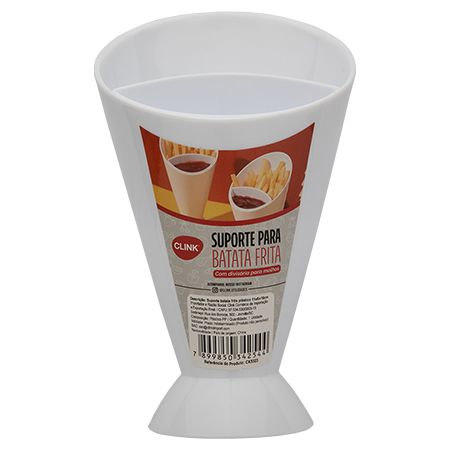 CK5323 - SUPORTE BATATA FRITA PLASTICO 11X6,5X16CM