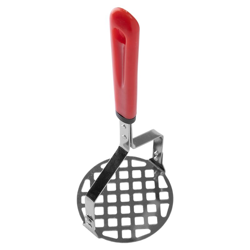 ESPREMEDOR DE BATATAS ACO INOX PLASTICO 8,3X8X24CM