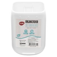 ORGANIZADOR BANHEIRO PLASTICO PP 14,5X10,3X9,3CM