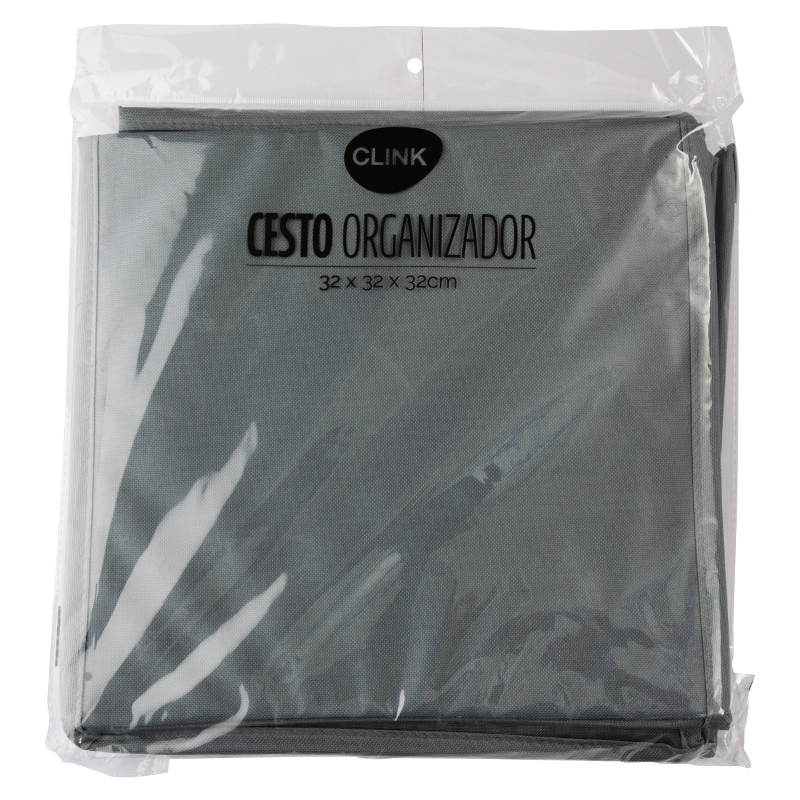 CESTO ORGANIZADOR POLIESTER 32X32X32CM