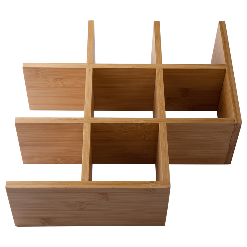 ORGANIZADOR VINHOS BAMBOO 44X10X30CM