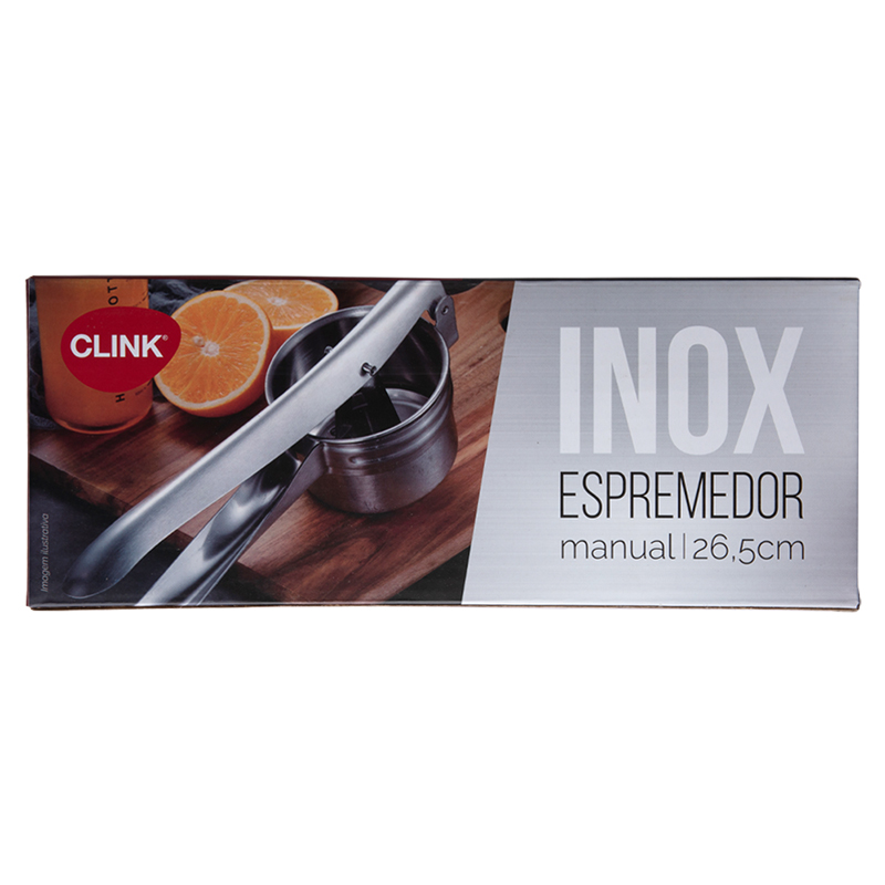 ESPREMEDOR MANUAL AÇO INOX 26,7X10X10,5CM