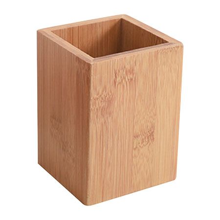 CK5684 - ORGANIZADOR BAMBU 9CM X 9CM X 14CM