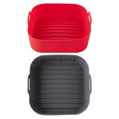 CK6026 - FORMA COZIMENTO QUADRADA FRITADEIRA ELETRICA SILICONE 16CM X 16CM X 7,3CM